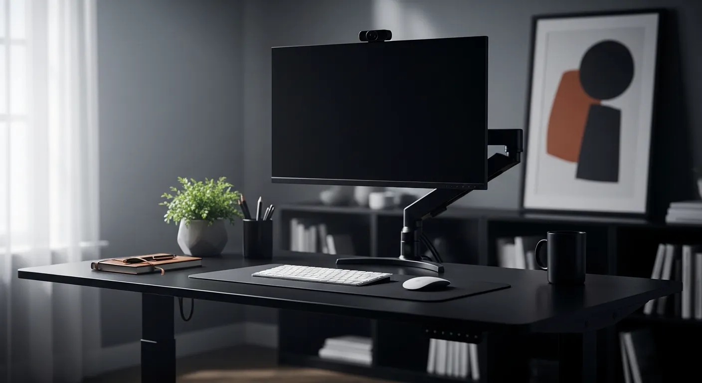 Mesa De Escritório Com Regulagem Manual De Altura: Alternativa Econômica E Funcional