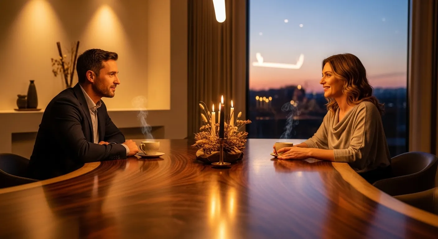 Detalhes de mesa orgânica com resina epóxi para ambientes sofisticados