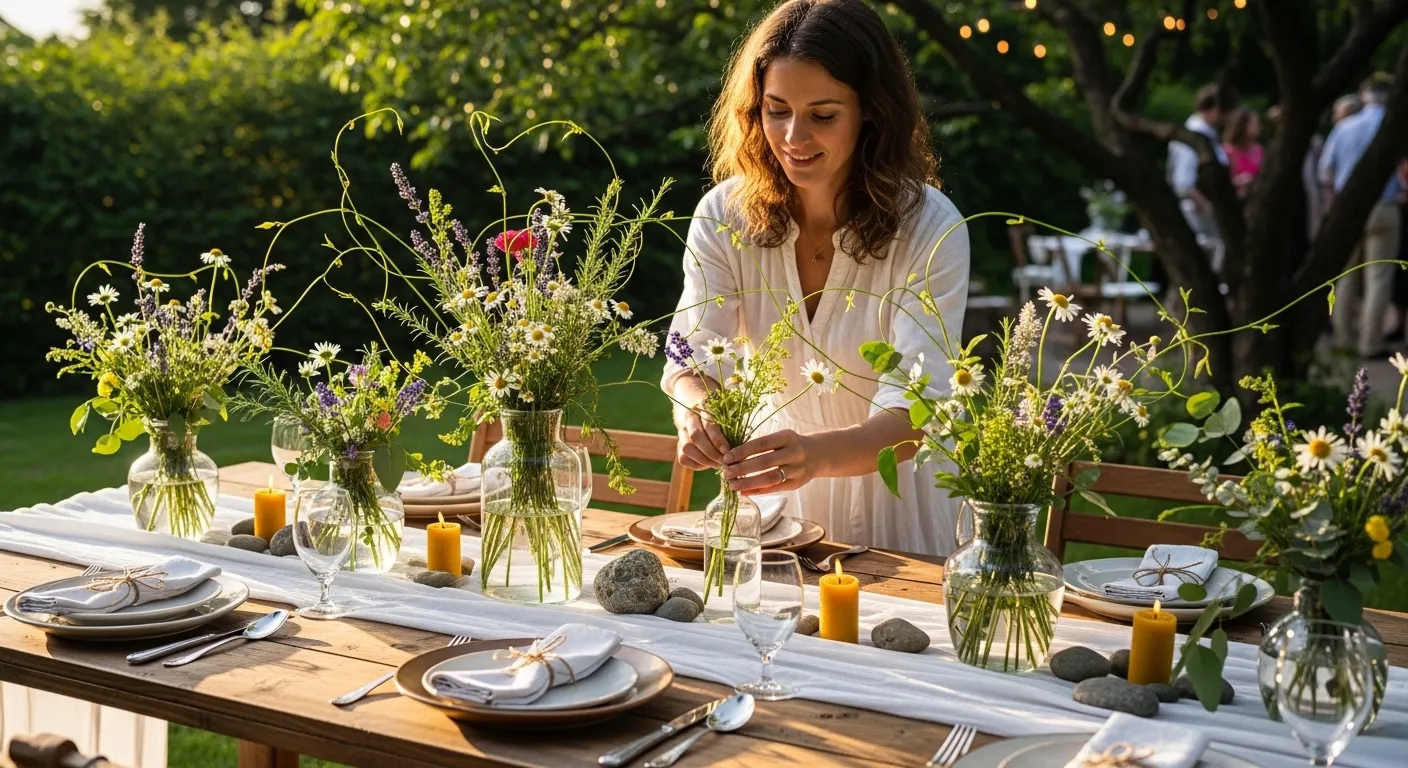 Mesa orgânica com design natural e sofisticado para ambientes residenciais