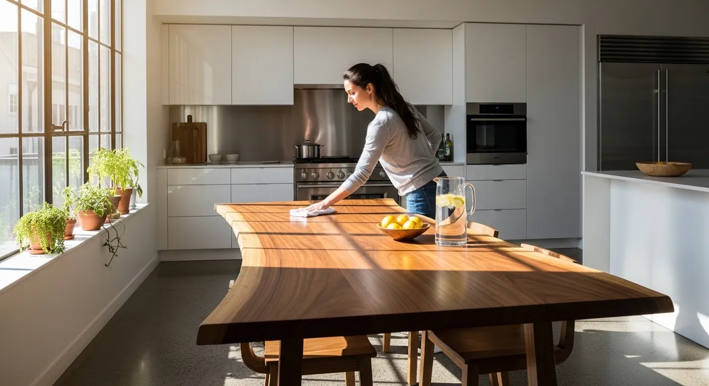 Mesa orgânica combinando com buffet e tapete de atividades para bebê